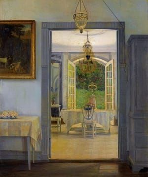 Artwork Title: Interior with Afternoon Sun