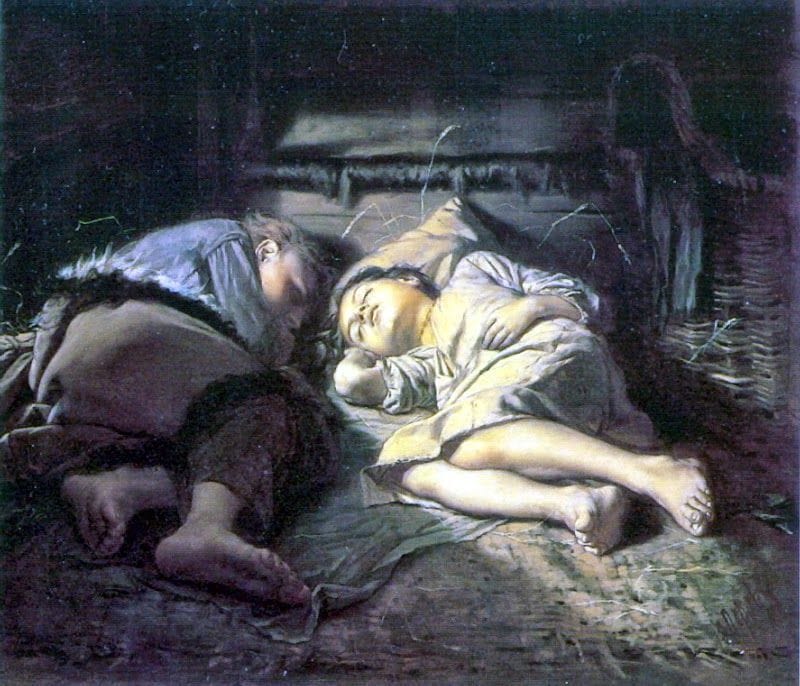 Artwork Title: Sleeping Children