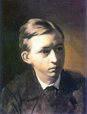 Artwork Title: Portrait of the Painter Nikolai Kasatkin