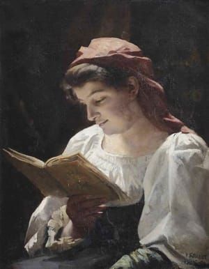 Artwork Title: Girl Reading