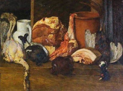 Artwork Title: Eatables Moscow. Meat, poultry