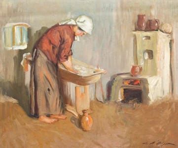 Artwork Title: Spălătoreasă  (Washerwoman)
