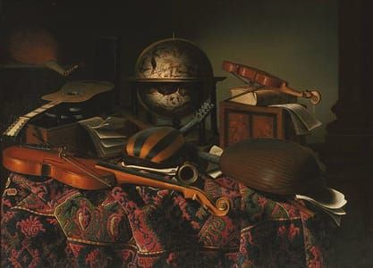 Artwork Title: Still Life with Musical Instruments