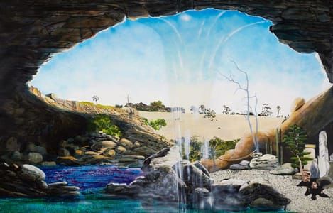 Artwork Title: The World is as You Are / Wannon Falls