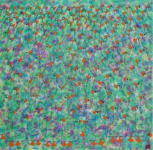 Artwork Title: Hundreds Of Ducks
