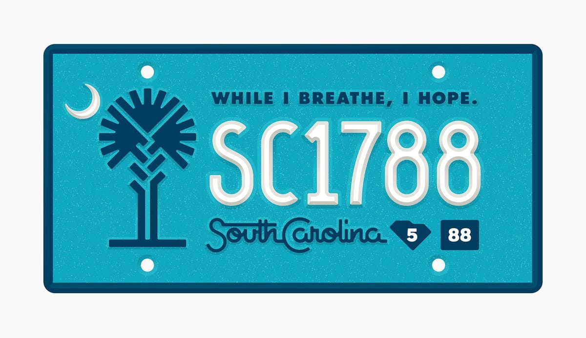 Artwork Title: State Plates Project : South Carolina