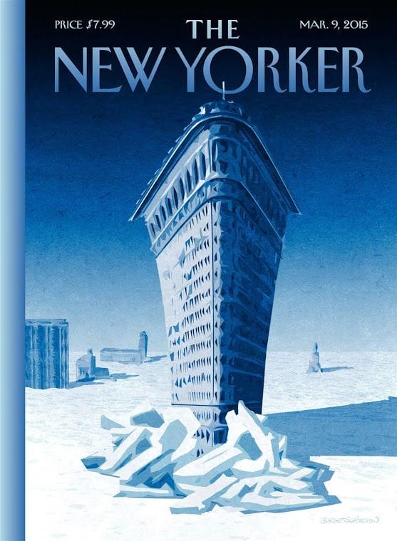 Artwork Title: Flatiron Icebreaker, The New Yorker Cover, Mar 9