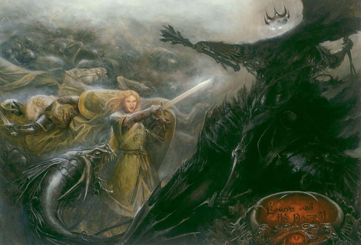 Artwork Title: Éowyn and the Nazgul