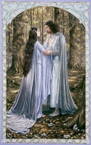 Artwork Title: Aragorn and Arwen