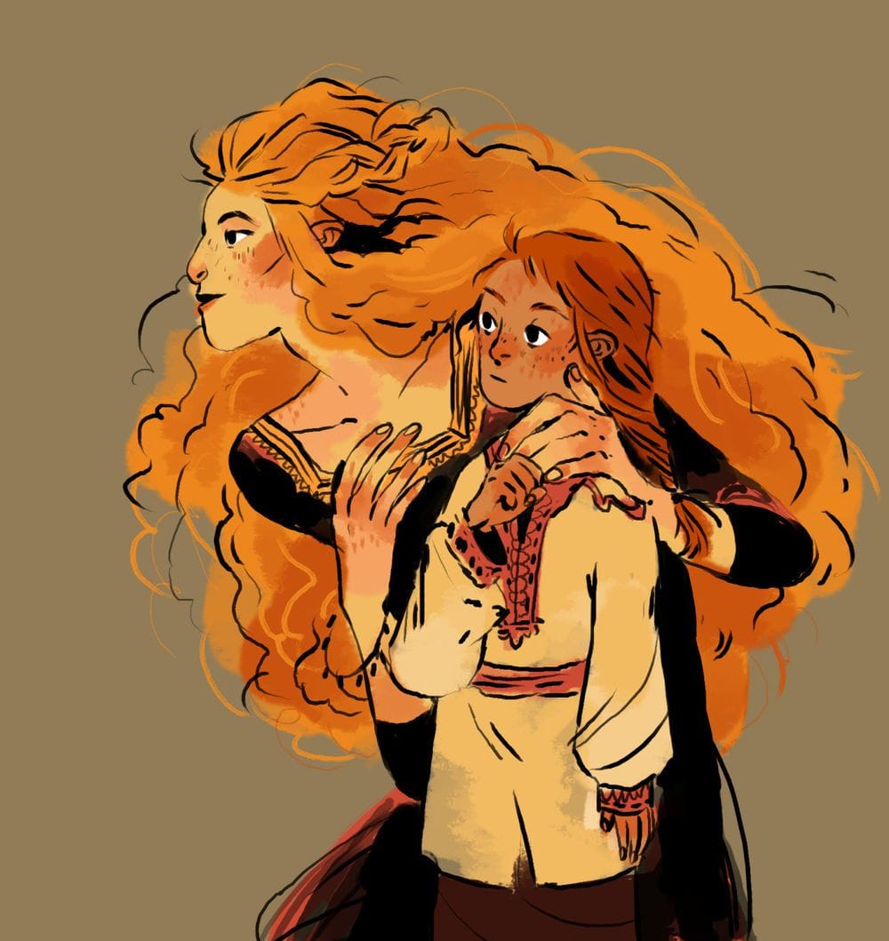 Artwork Title: Nerdanel and Maedhros