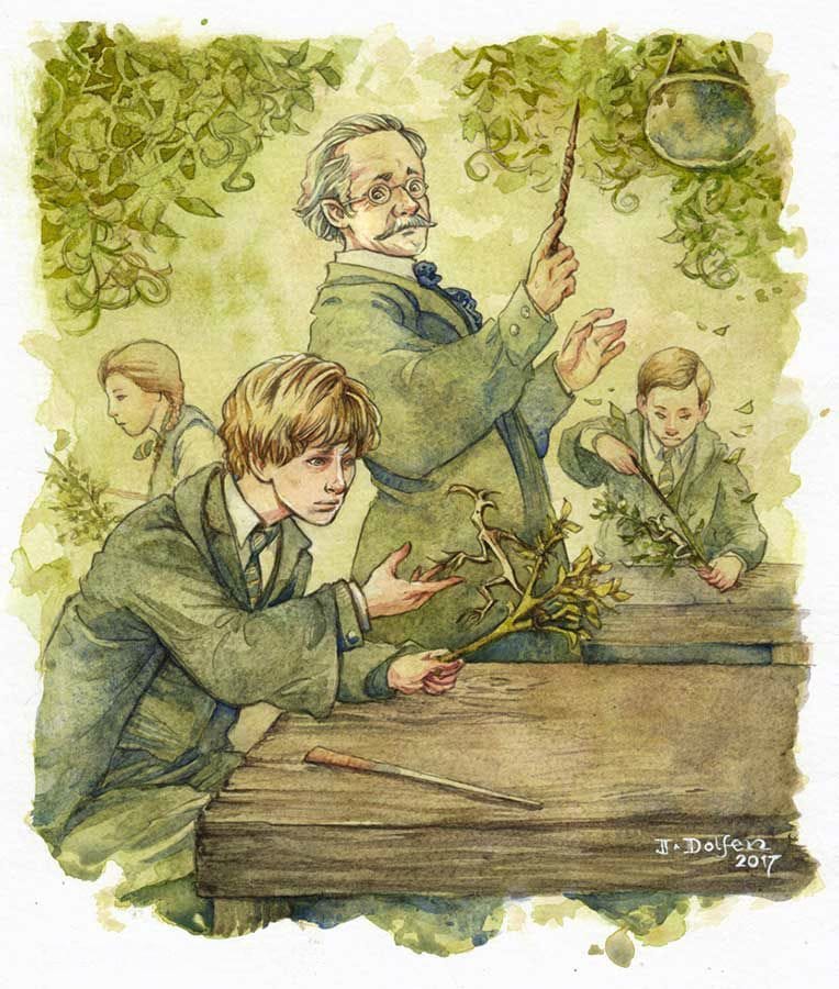 Artwork Title: A Herbology Lesson