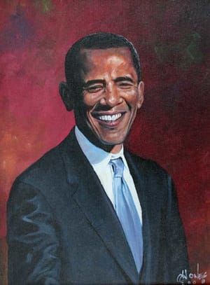 Artwork Title: President Barack Obama VI