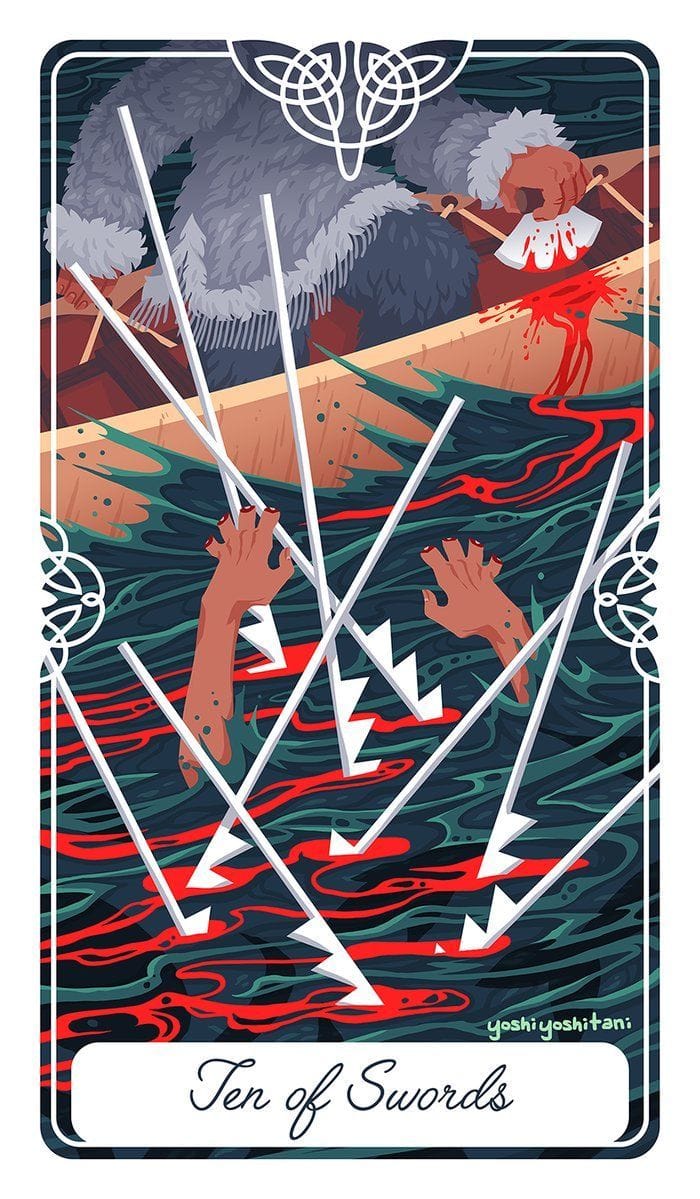 Artwork Title: Ten of Swords