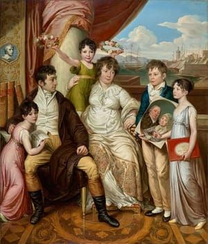 Artwork Title: The Johann Christian Edler von Bruchmann family