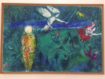 Marc Chagall - Le violiniste bleu II, 1947