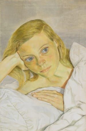 Artwork Title: Girl in bed
