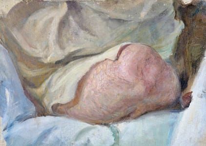 Artwork Title: Study For Gustaf Fröding's Knee