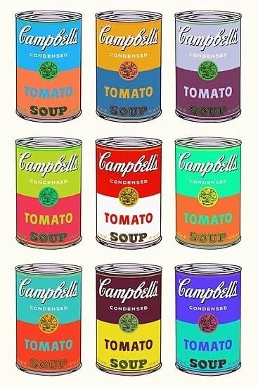 Artwork Title: Campbell’s Soup Cans