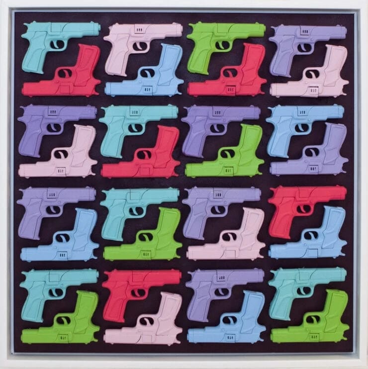 Artwork Title: Second Amendment: Miami Vice