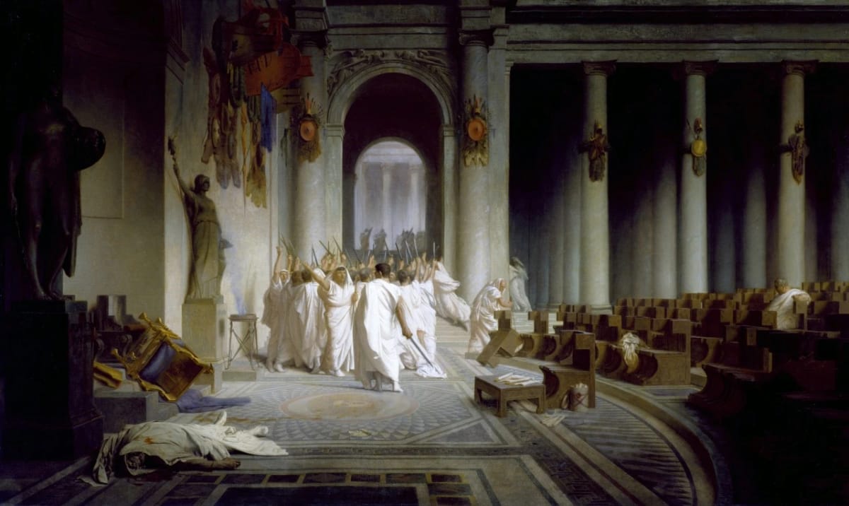Artwork Title: The Death Of Caesar