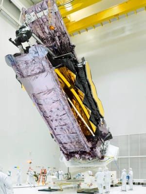 Artwork Title: The James Webb Space Telescope in the Cleanroom at the Launch Site