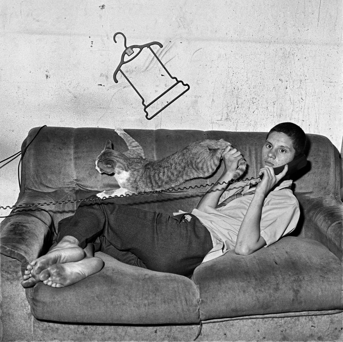 Artwork Title: Eugene on the phone