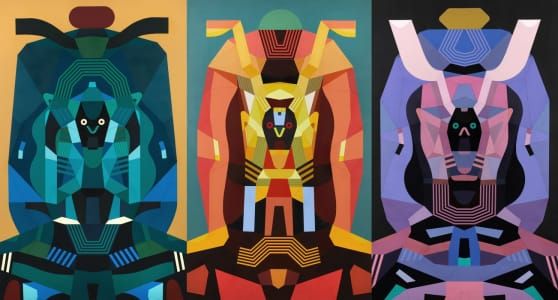 Artwork Title: Triptych