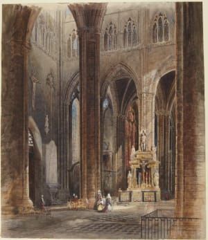 Artwork Title: Interior of Amiens Cathedral