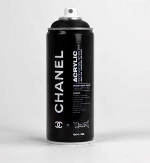 Artwork Title: Brandalism: Chanel Spray Paint Can