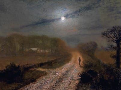 Artwork Title: A Moonlit Landscape
