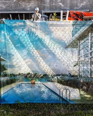 Artwork Title: Construction in Normandy Shores