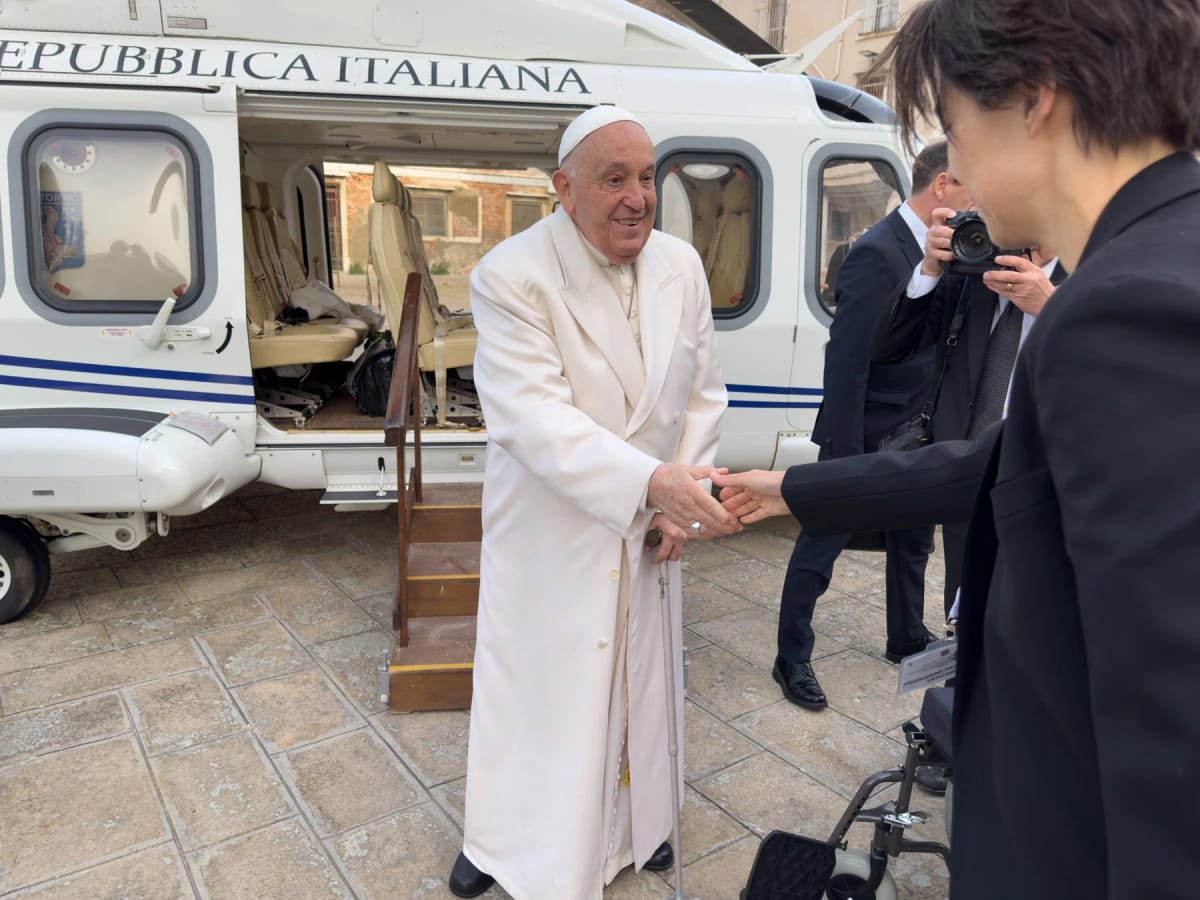 Artwork Title: Pope Francis in Venice