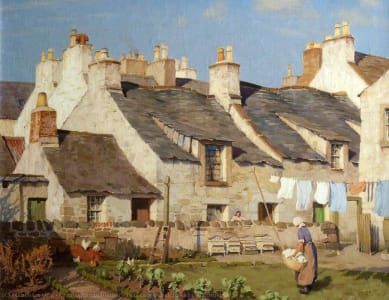 Artwork Title: February Sunshine, Kirkcudbright