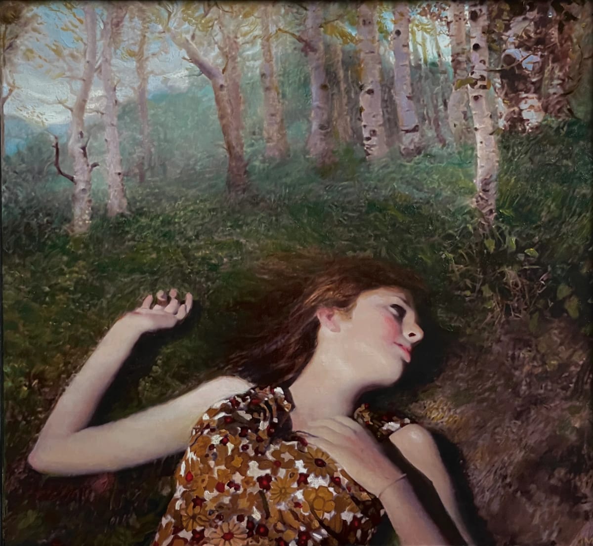 Artwork Title: Girl in The Woods