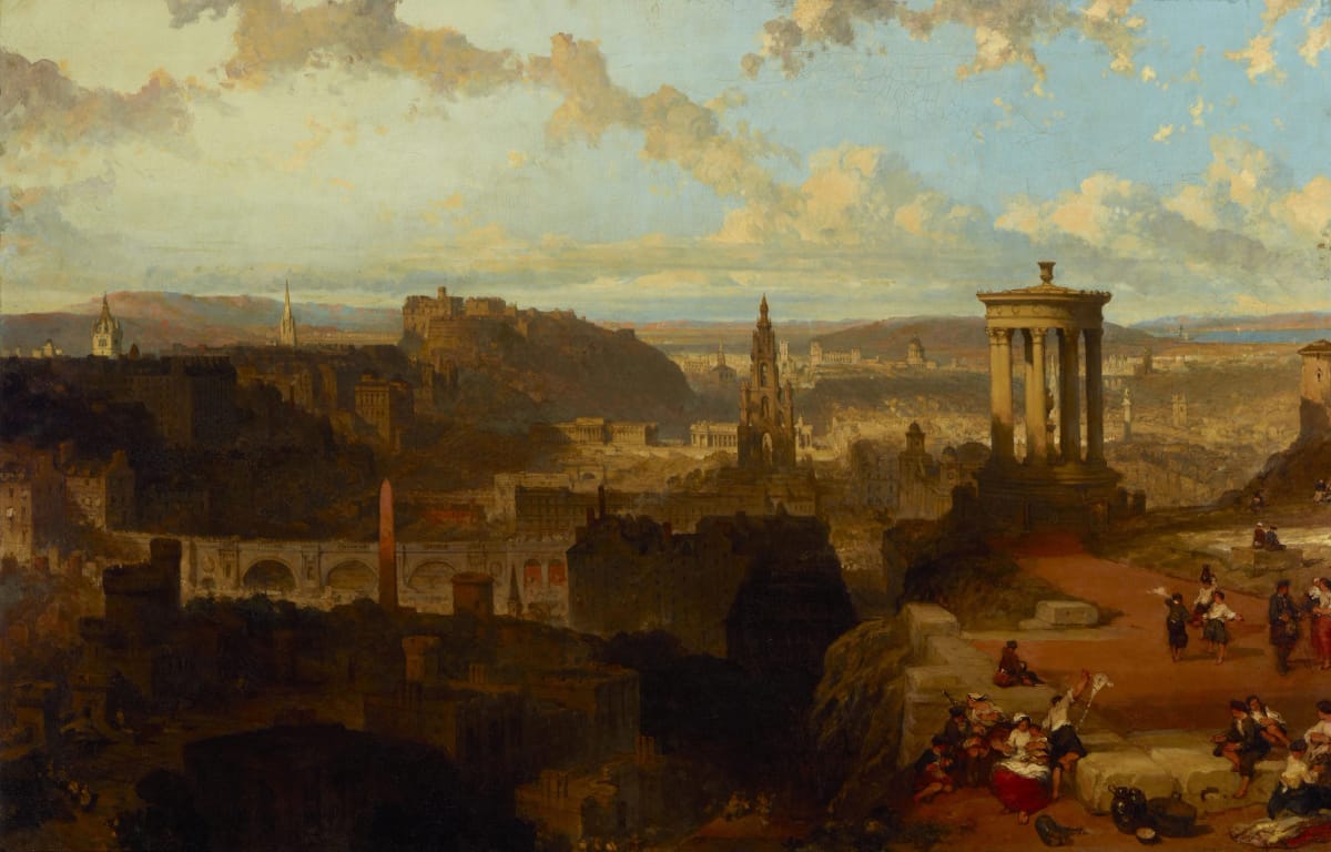 Artwork Title: Edinburgh from the Calton Hill