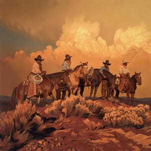 Artwork Title: Riders of the Golden Sky