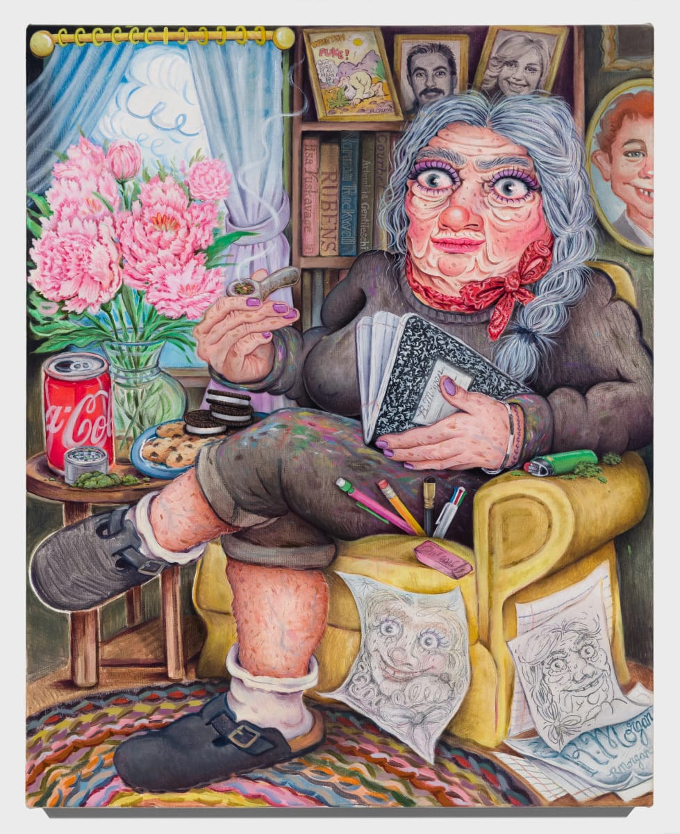 Artwork Title: Self-Portrait at 100 Still Doing All My Favorite Shit