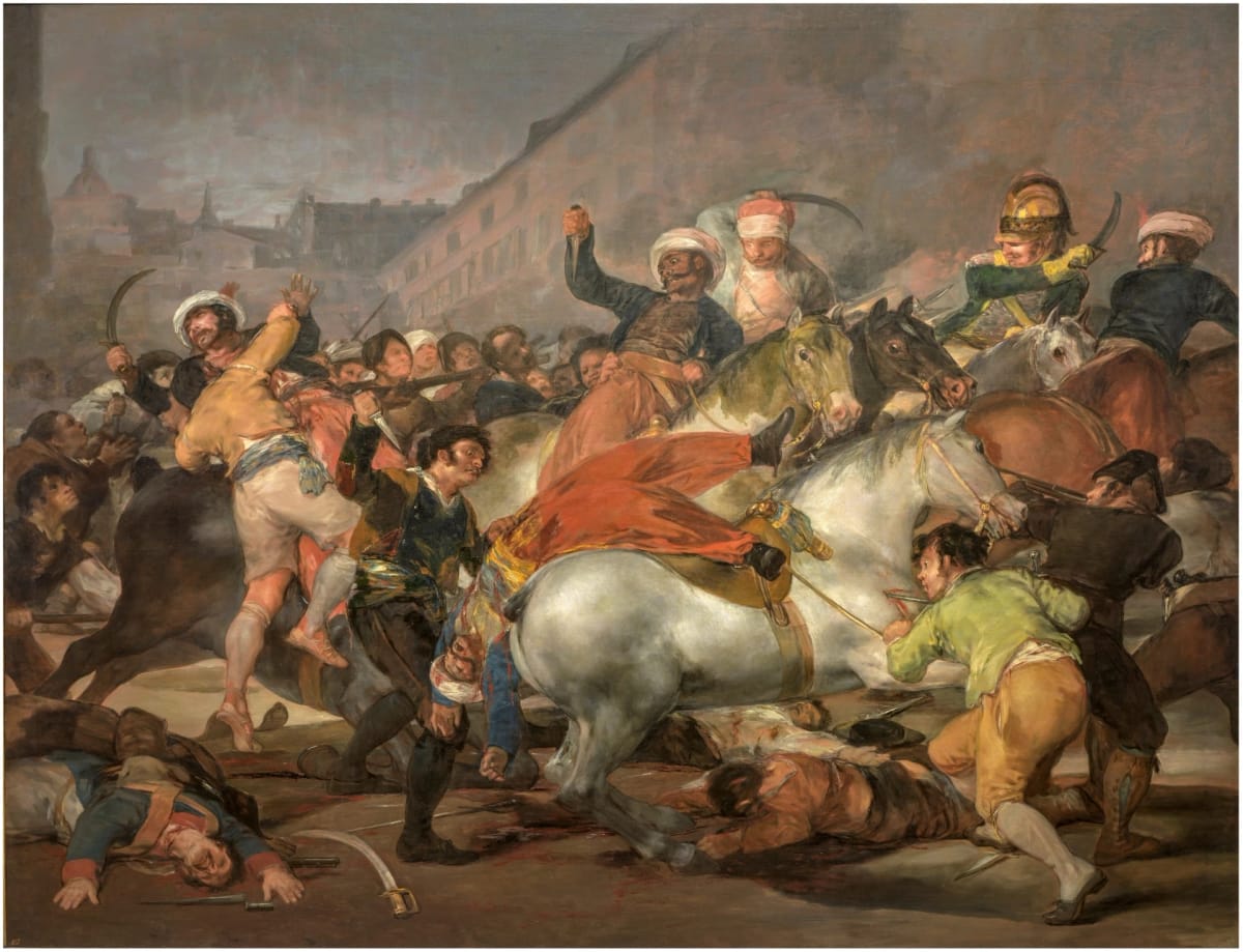 Artwork Title: El 2 de mayo de 1808 en Madrid o ''La lucha con los mamelucos'' -  Museo del Prado. Madrid