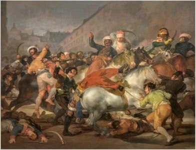 Artwork Title: El 2 de mayo de 1808 en Madrid o ''La lucha con los mamelucos'' -  Museo del Prado. Madrid