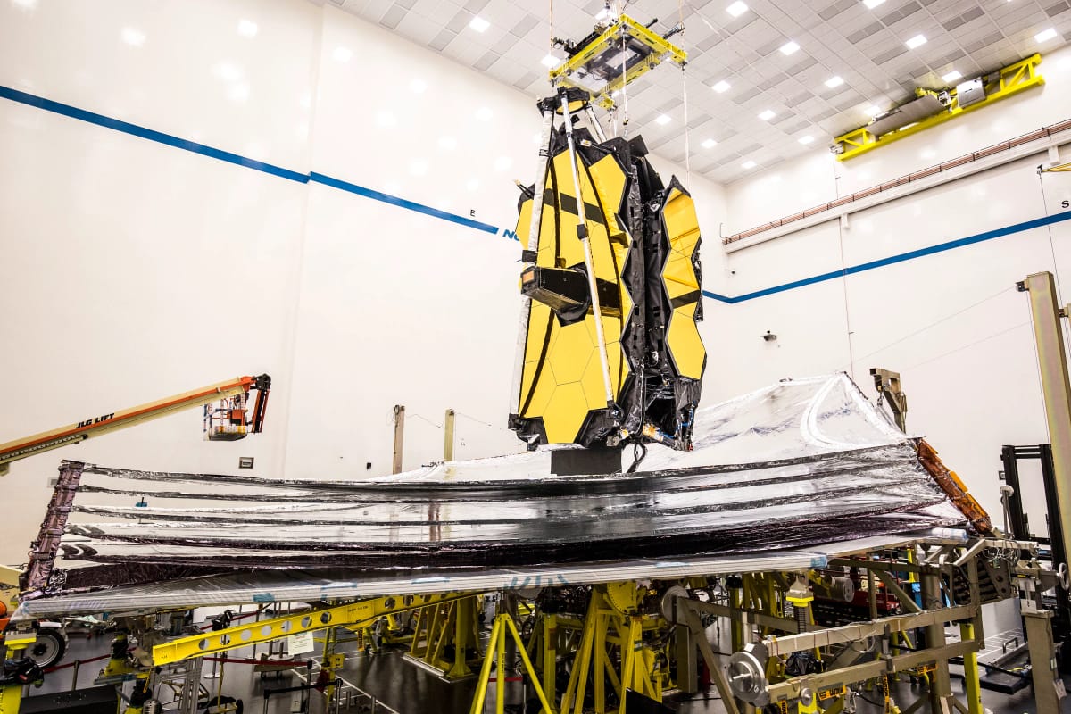 Artwork Title: James Webb Space Telescope Sunshield Test