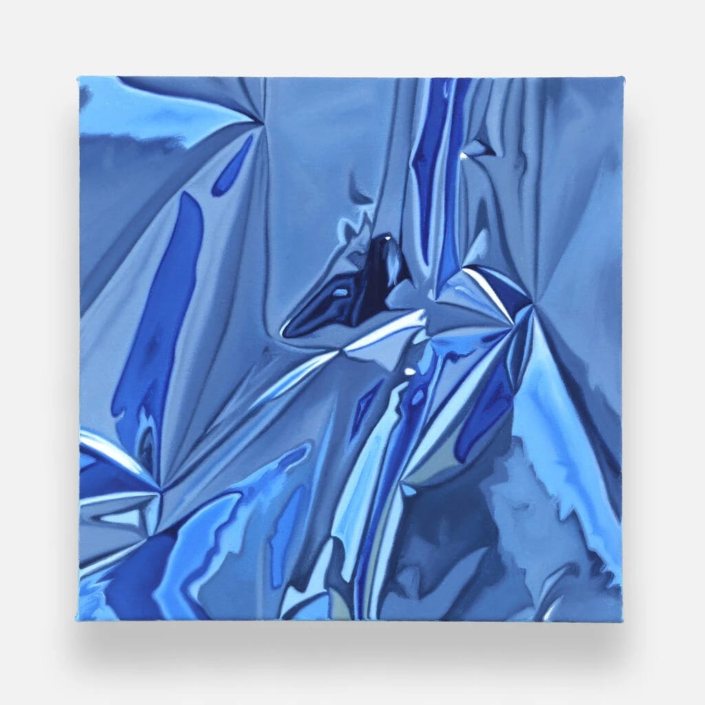 Artwork Title: Mylar Study in Blue