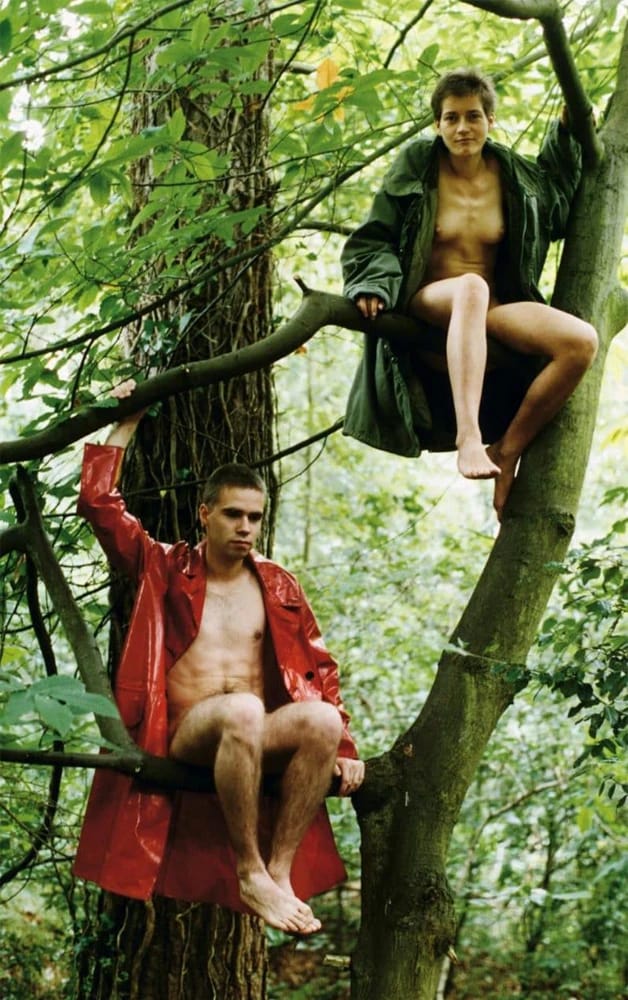 Artwork Title: Alex and Lutz sitting in the Trees