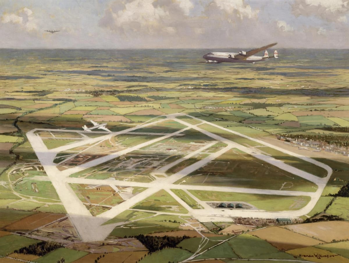 Artwork Title: Heathrow from the Air