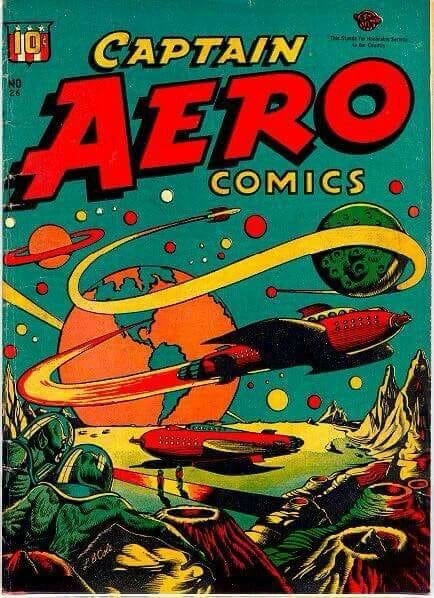 Artwork Title: Captain Aero Comics