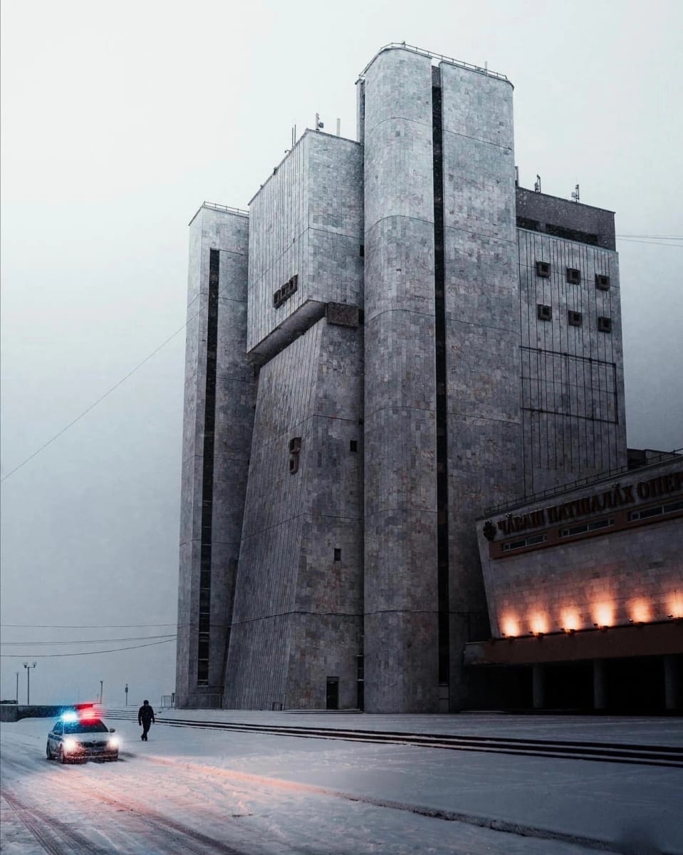 Artwork Title: Chuvash State Opera and Ballet Theatre built in 1985⁠⁠, Cheboksary, Russia