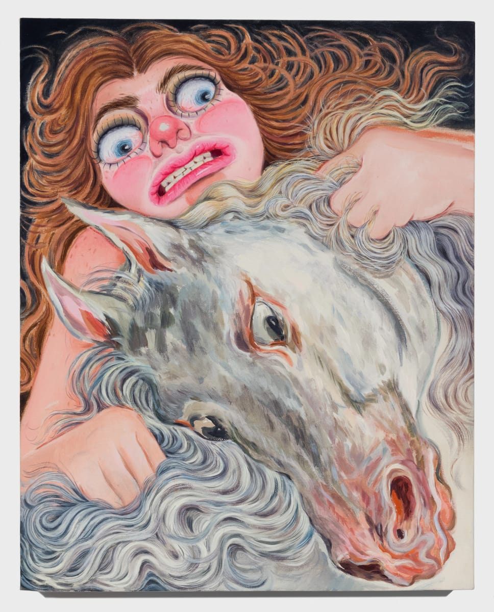 Artwork Title: Self-Portrait Getting Back on the Horse (After Delacroix), 2023