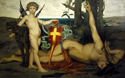 Artwork Title: Saint Edmund the Martyr King of England