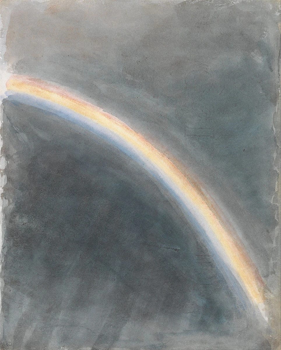 Artwork Title: Sky Study with Rainbow