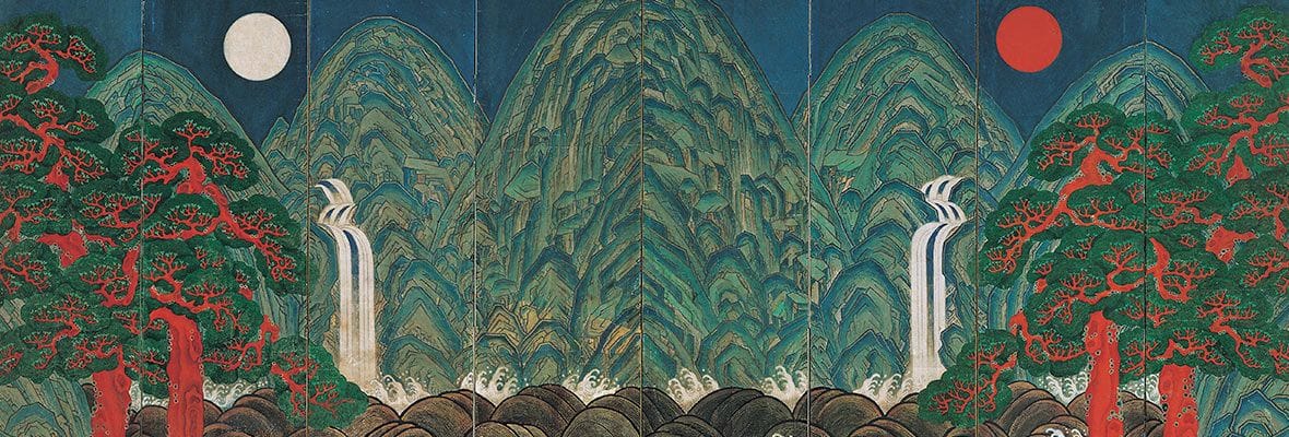Artwork Title: Sun, Moon, And Five Peaks