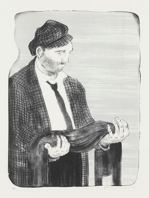 Artwork Title: Man Holding His Shadow